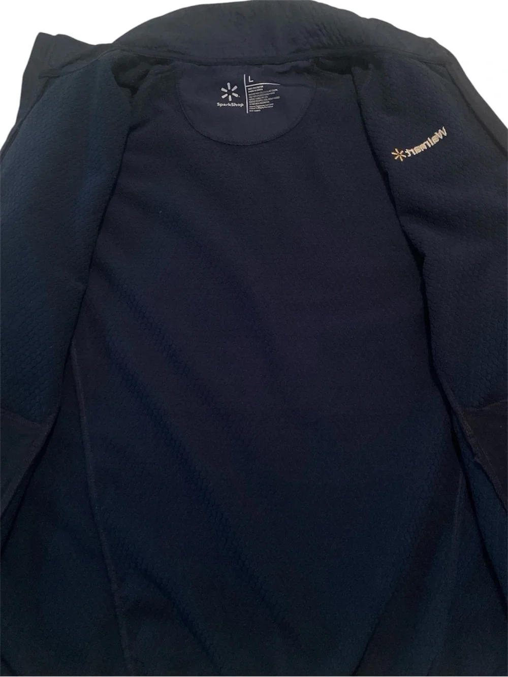 Men’s Walmart Employee Navy Full-Zip Jacket Size Large